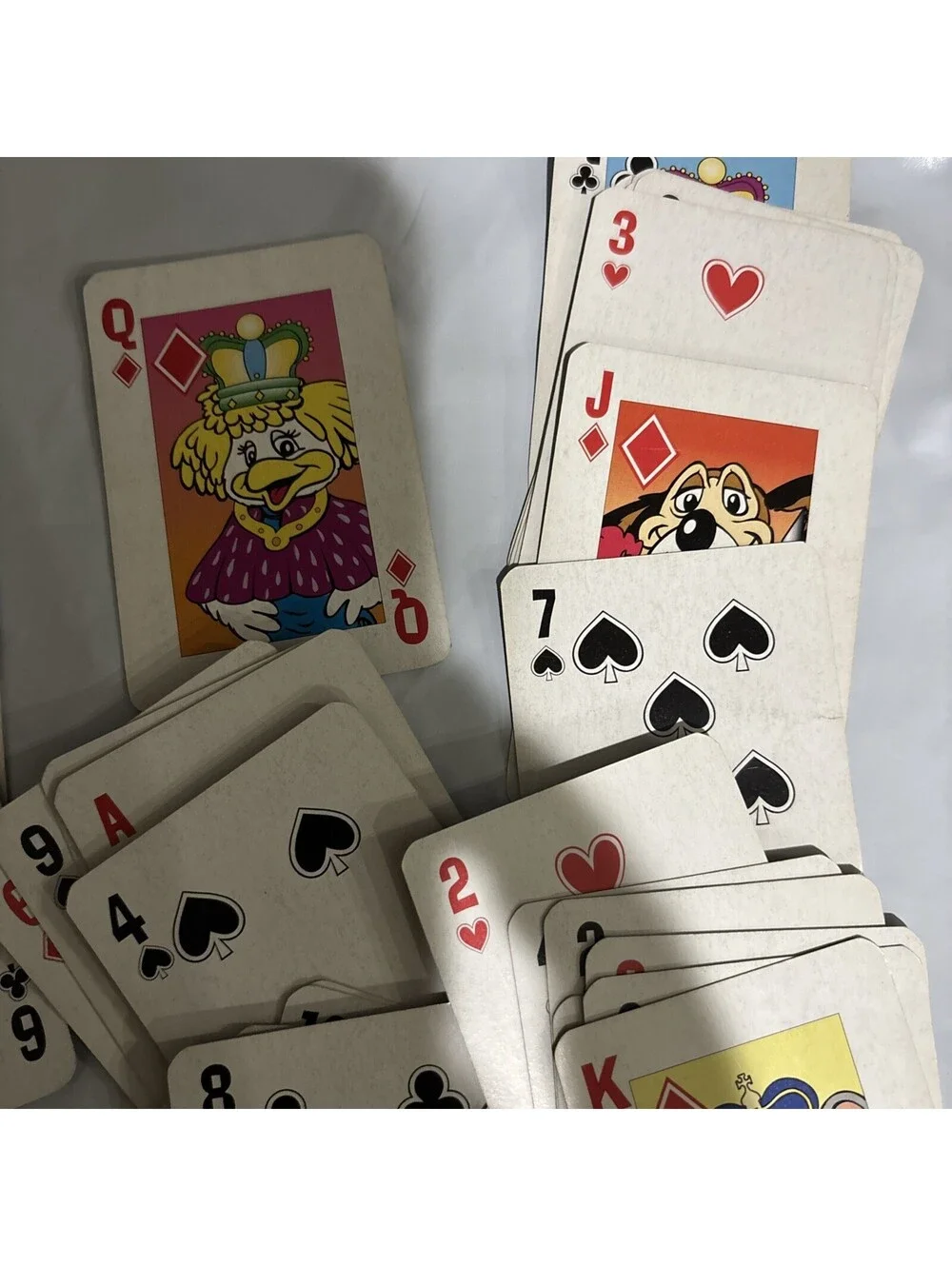 Chuck e Cheese Deck Playing Cards, Complete Set 54, Vintage  3.5”